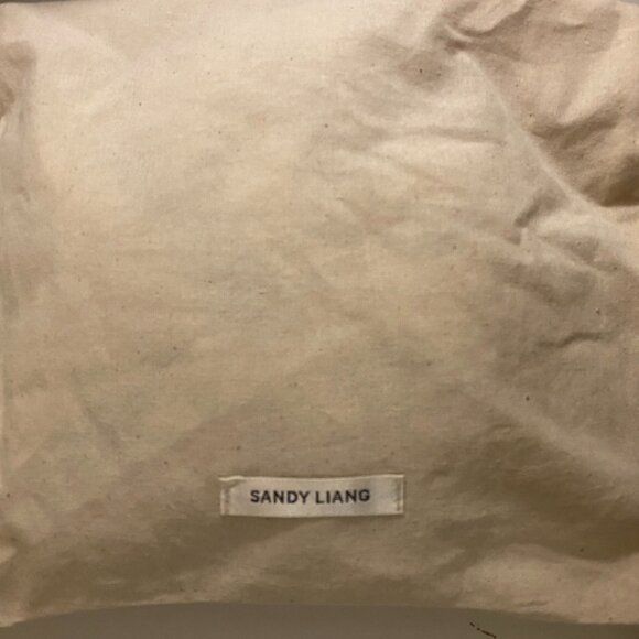 Sandy Liang Flower Power Pet Scrunchie - Taupe - Picture 5 of 8